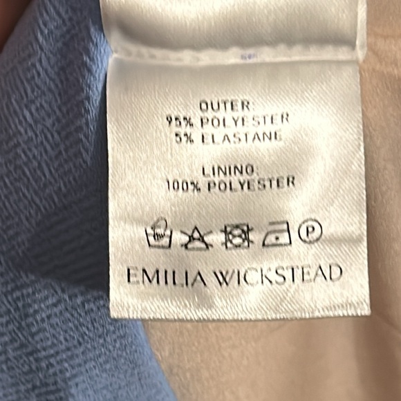 EMILIA WICKSTEAD
Celeste Blue Elta Double Crepe Dress - Picture 9 of 13